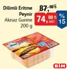 AKNAZ GURME DİLİMLİ ERİTME PEYNİR 200 G